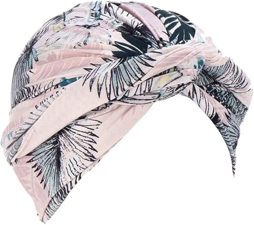 Envoltura para el cabello plisada con turbante