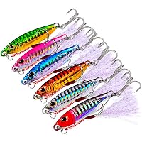 Amazon.co.jp: 6個セット 鉛製ジグルアー 10g/15g/20g/30g/40g/50g 沖