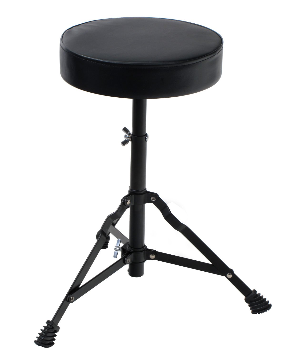 XDrum Rookie 22" Standard Batteria Completa Black - Ideale per Principianti - Hardware Elegante in nero - Incl. Bacchette 5B, Istruzioni di Montaggio e Scuola di Batteria - Nero