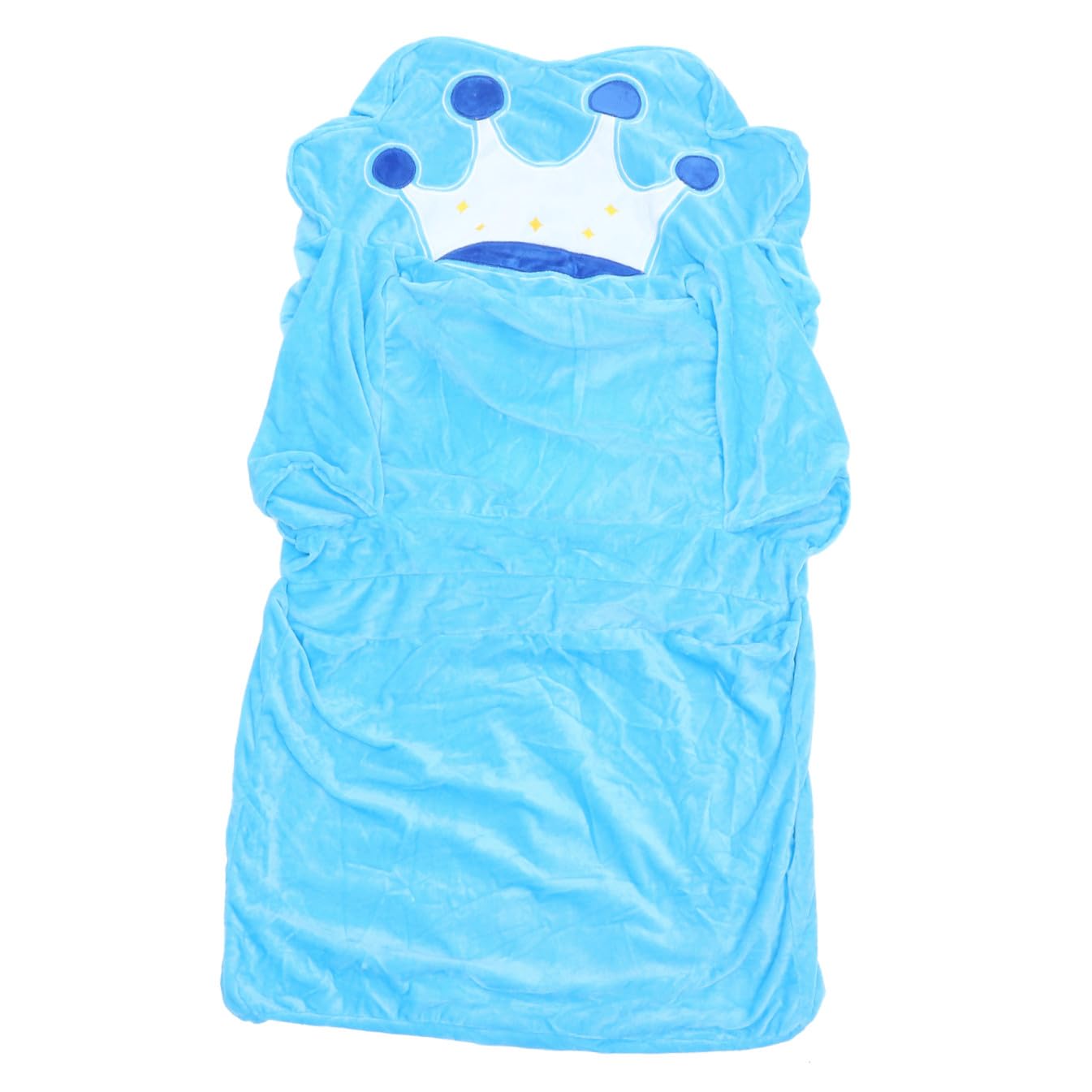 Funda para sofá infantil azul en cuarto de juegos, cubierta lavable elástica para jugar sin manchas