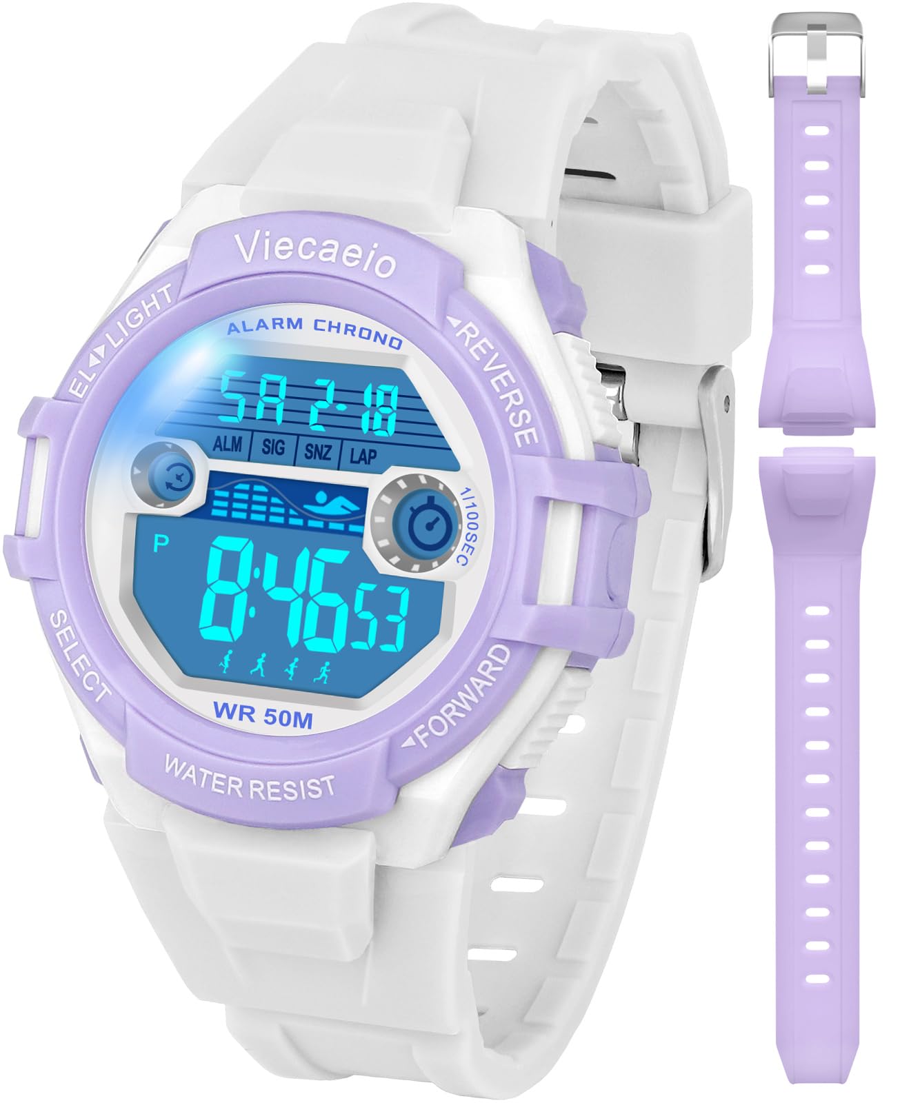 Kids Digital Watch for Boys Girls, Waterproof LED Colorful Lights Sports Watch Suitable for 5-17 Years Old Teenagers (with Gift Box)