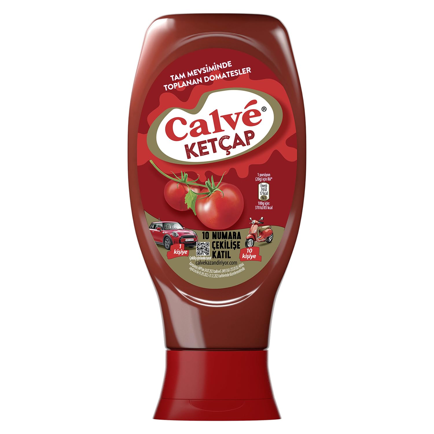 Calve Ketçap Tam Mevsiminde Toplanan Domatesler 400 g