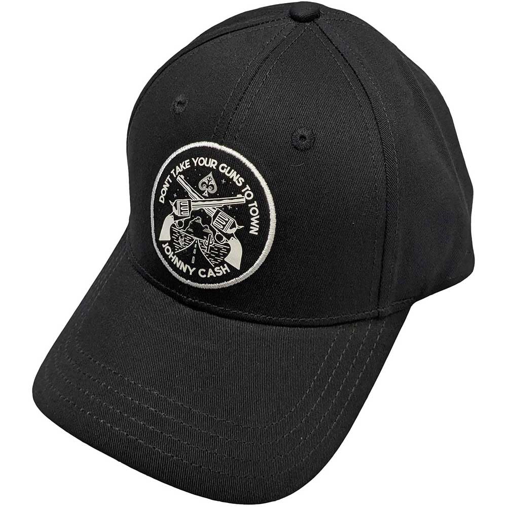 Rock Off officially licensed products Johnny Cash Dont Take Your Guns Baseball Cap One Size, black