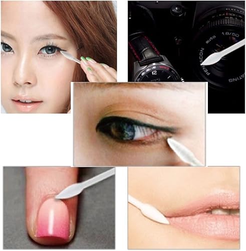 Miniatura 3 de Hisopos de algodón de papel en barra de 180 quilates, algodón compacto de calidad con doble cabezal, mango de fuerte dureza, multiusos, seguros,