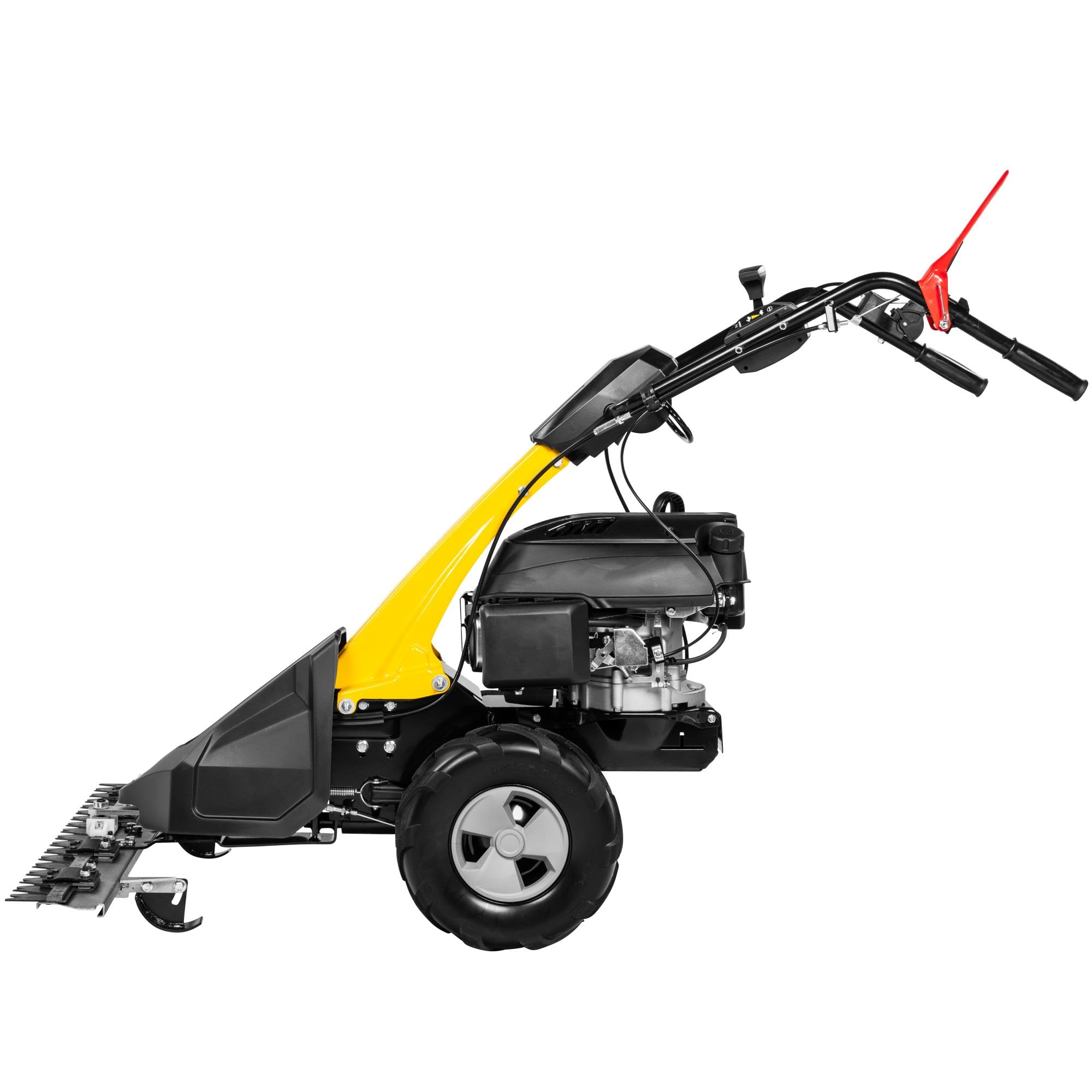TEXAS Profi Benzin Balkenmäher CB8750 196ccm Wiesenmäher Hochgrasmäher Rasenmäher mit Antrieb Radantrieb | 5,7PS | 4200Watt | Schnittbreite 870mm | 4-Takt-Motor | für gewerbliche Nutzung geeignet