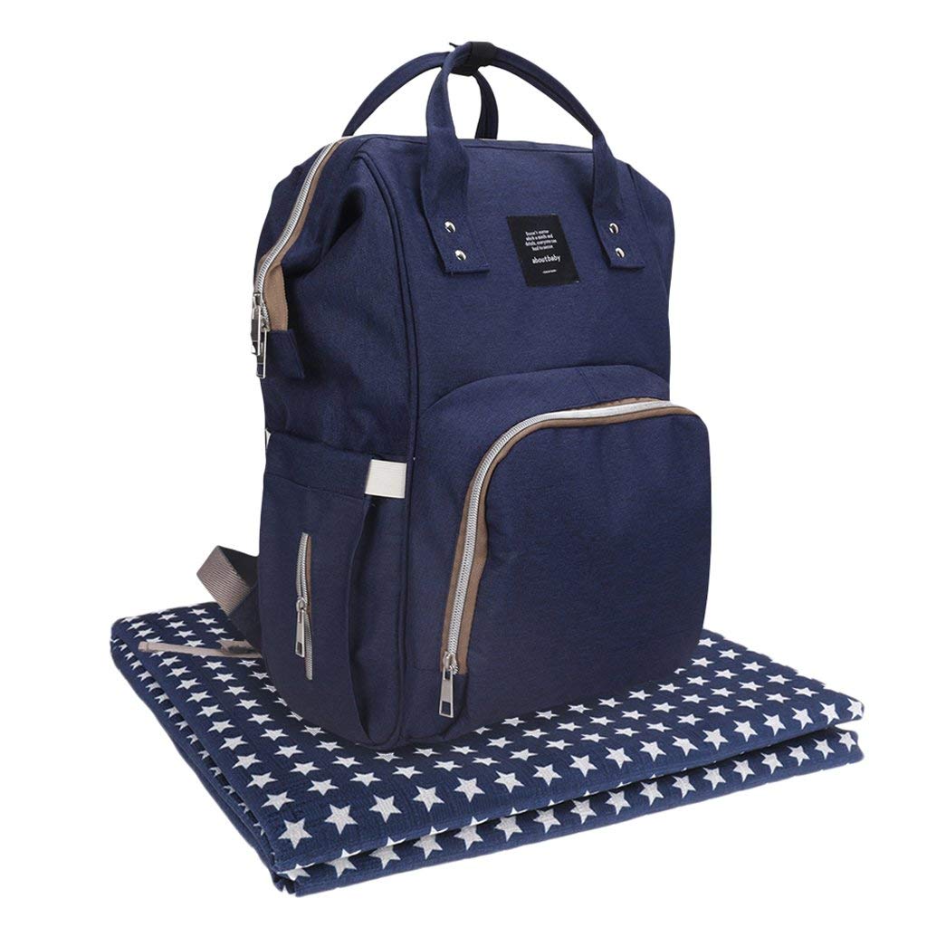 Borsa fasciatoio per pannolini, con tappetino