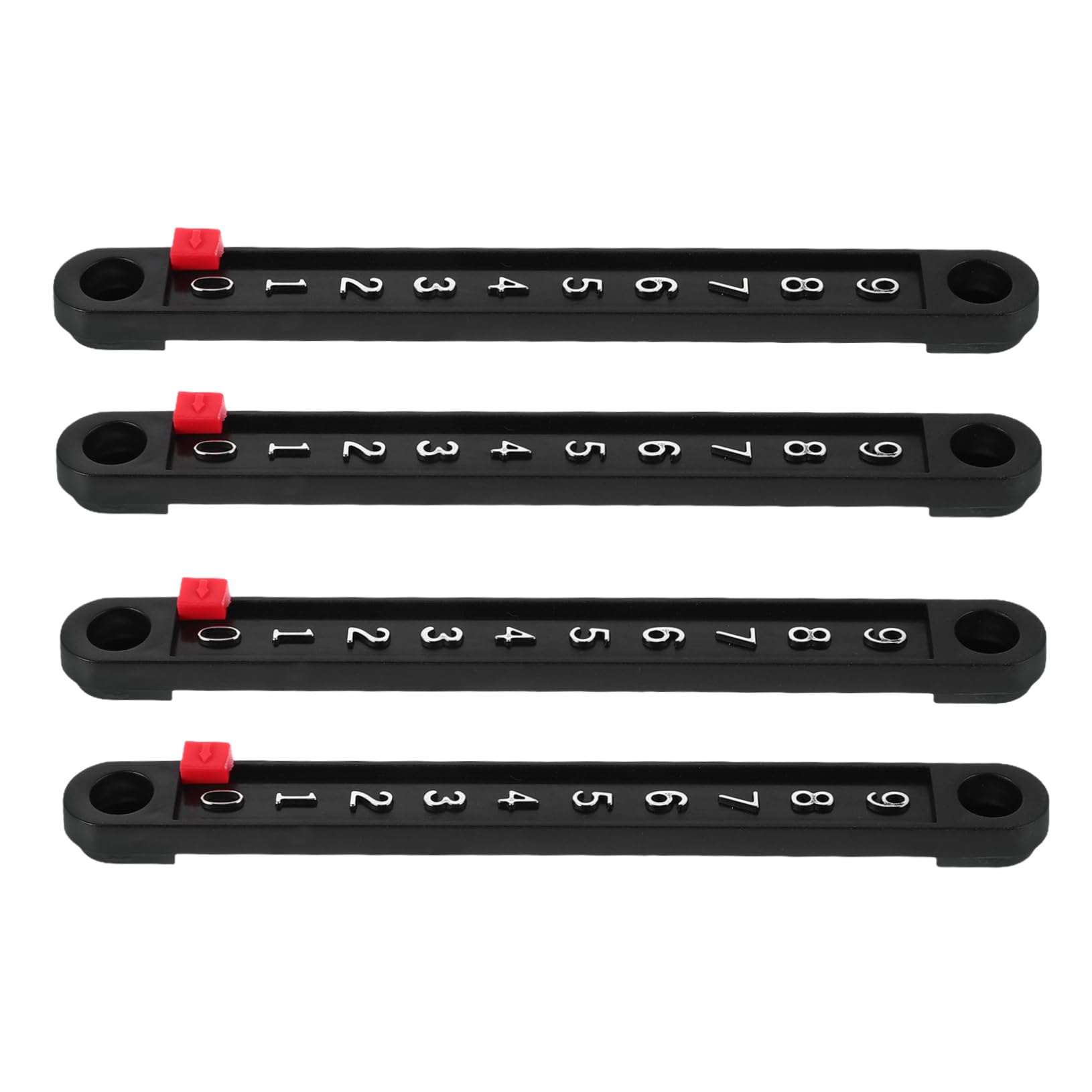 WHAMVOX 4pcs Desktop Soccer Table Markers Interactive Tabletop Football Game Set Kid-Friendly Plastic Score Counter for Soccer Party Decorations