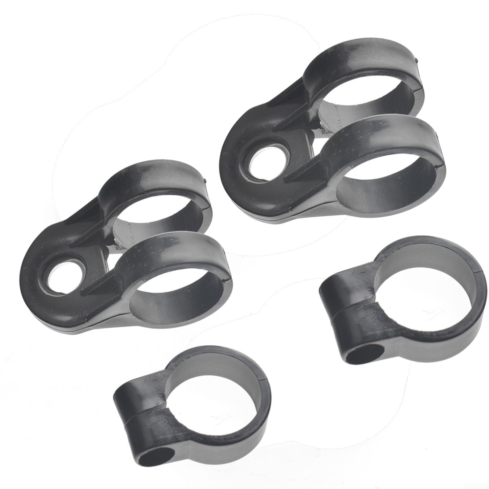 4pcs Universal Trimmer Brushcutter Harness Hook Clip Bracket Black For 26mm Shaft