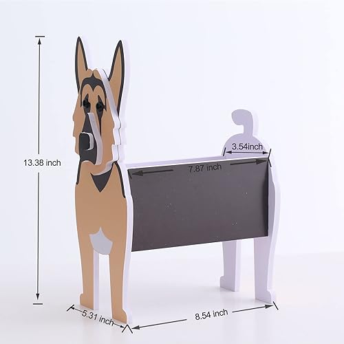 Miniatura 4 de Regalos de pastor alemán, maceta de perro pastor alemán, lindas macetas de perro para decoración de jardín al aire libre, regalos de cumpleaños para