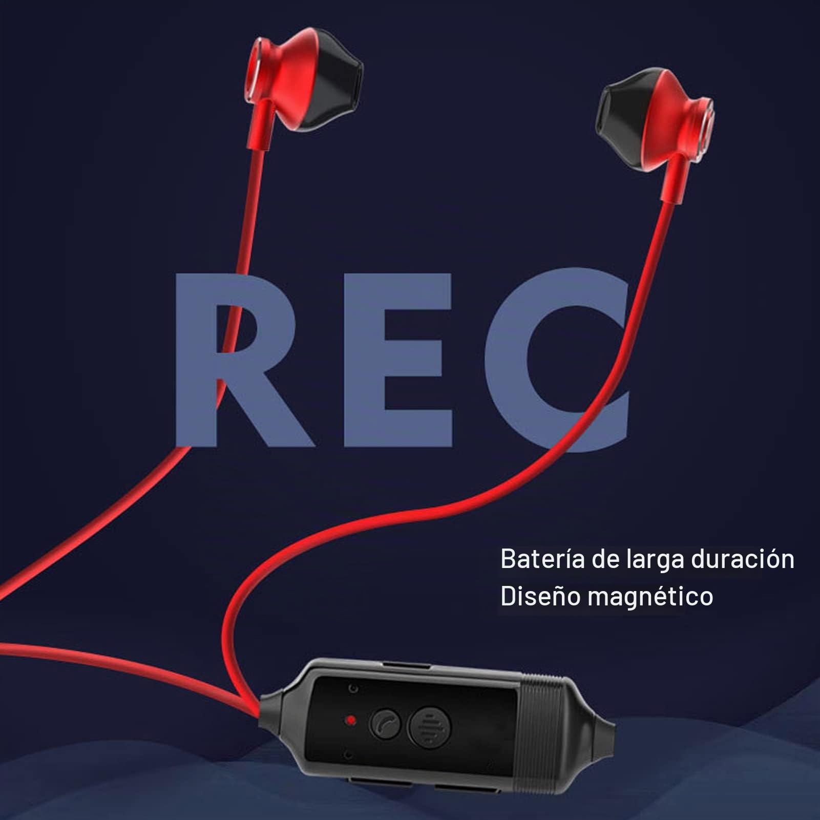 Grabadora de Llamadas Telefónicas Auricular, Bluetooth 5.0 Auricular de Teléfono Grabación de Voz Llamada de Teléfono Móvil, Indicaciones de Voz, Pantalla de Alimentación,