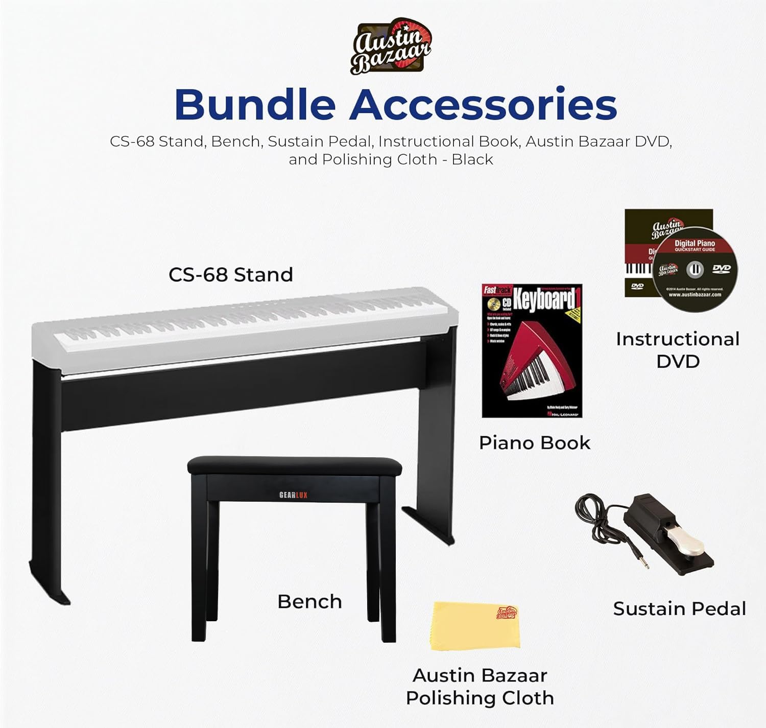 Amazon.com: Casio Privia PX-S1100 Digital Piano Bundle with