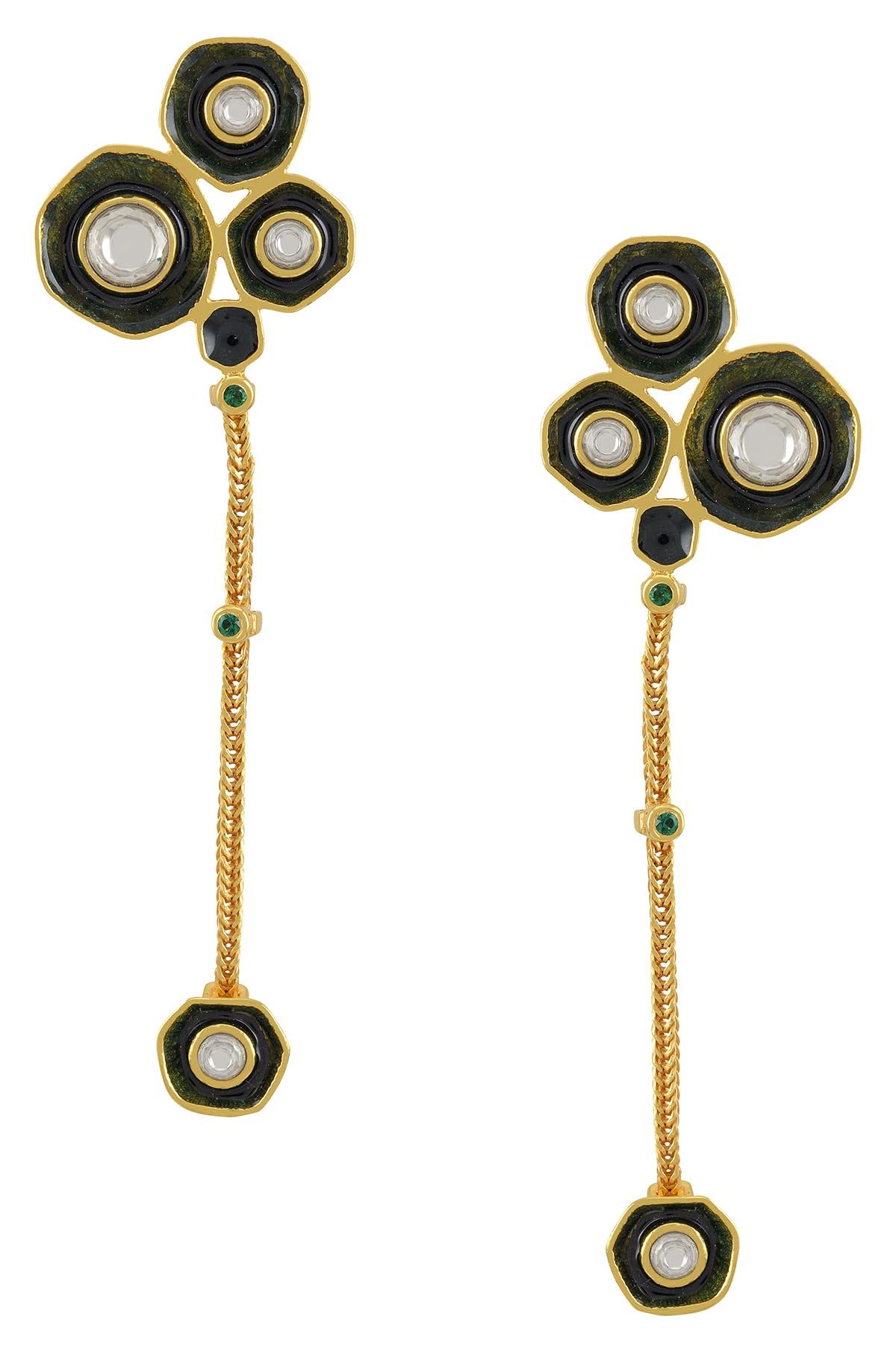 Silver Oceania Chain Earrings For Women