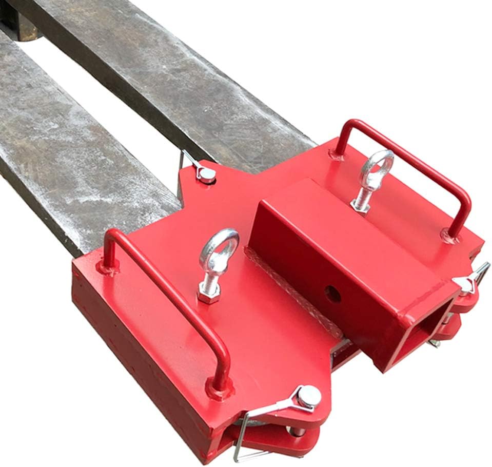 2" Forklift Trailer Hitch Receiver Ball Hitch Attachments Fit for Dual Pallet Forks