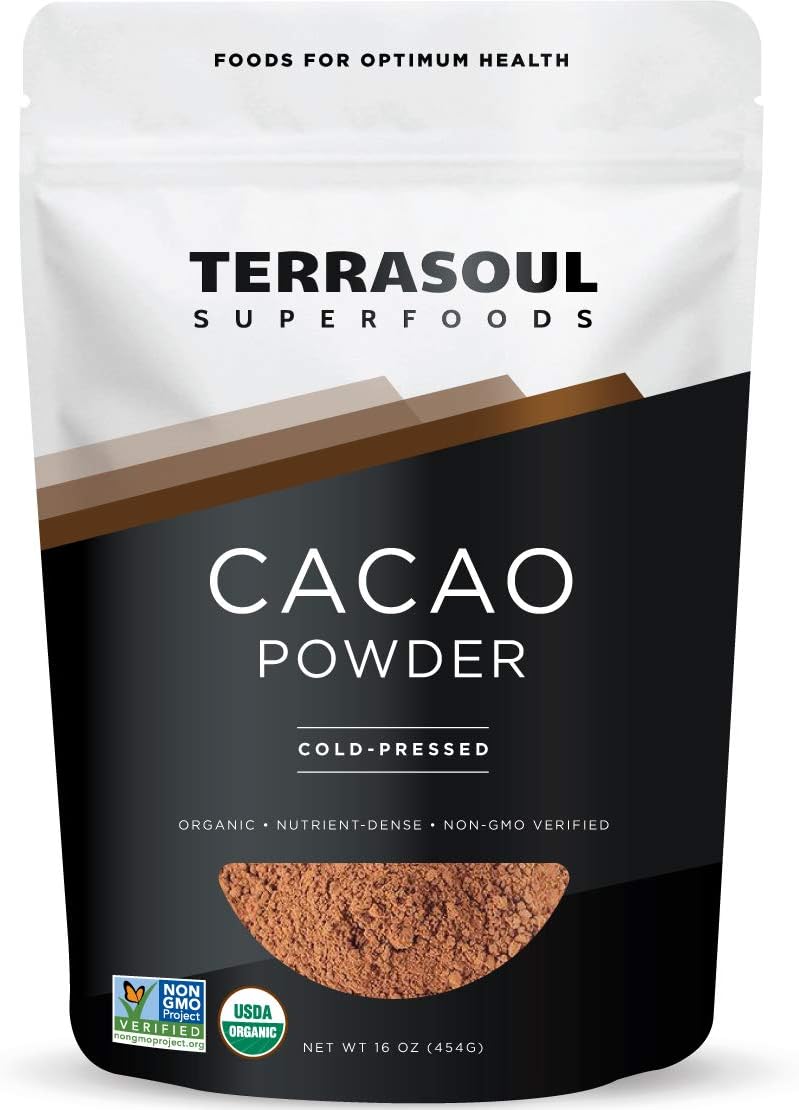Raw Organic Cacao Powder, 1 Lb - Raw | Keto | Vegan