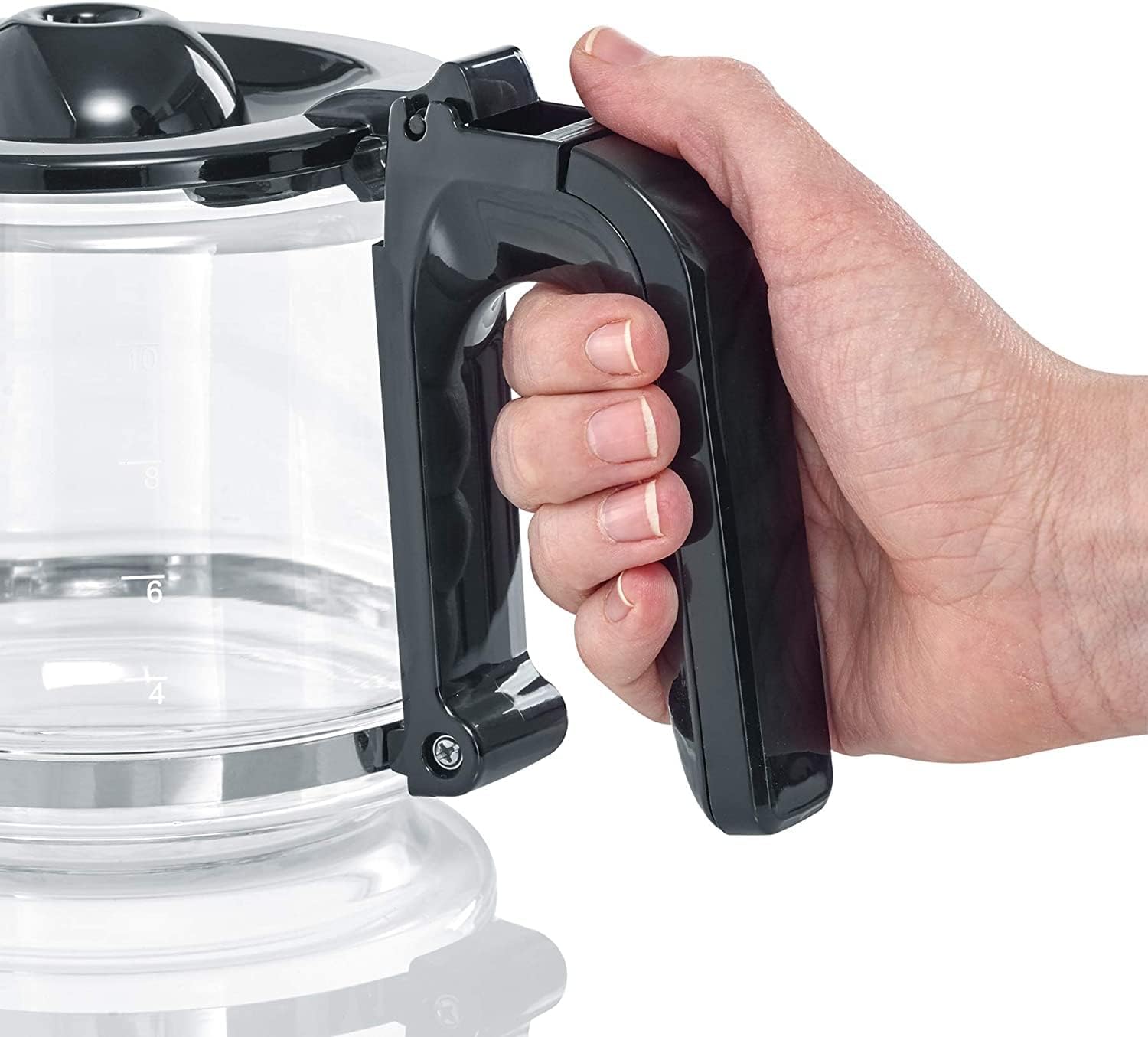 Severin KA 4826 Macchina per Il Caffe, 1000 W, 1.25 Litri, Plastica, Acciaio Inossidabile Spazzolato/Nero