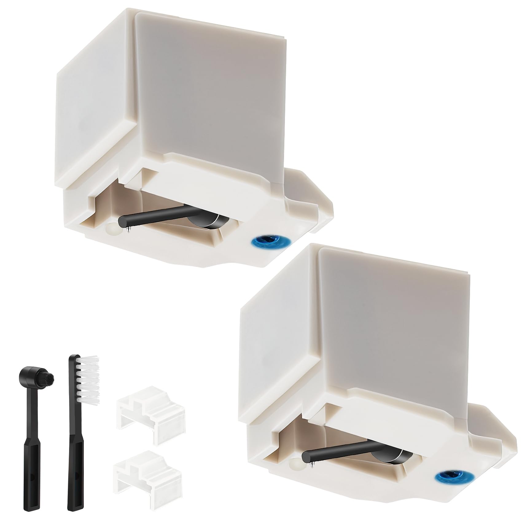 Confezione da 2 puntine di ricambio per giradischi ATN3600L, Windspeed compatibile con Audio-Technica AT-LP60X, AT-LP60XBT e AT-LP60XBT-USB