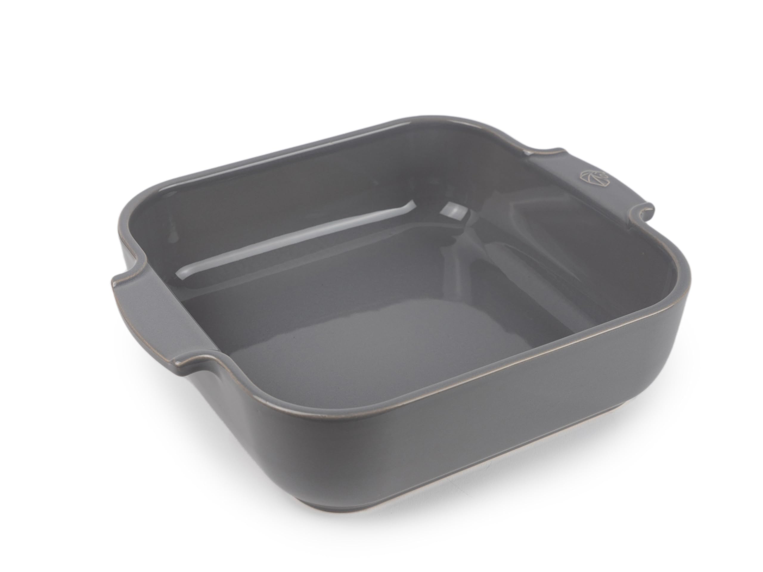 PEUGEOT, Square Ceramic Baking Dish, 21 cm (Handles Included) x 17.5 cm x 6 cm, Capacity: 1.1 L, Single Serving