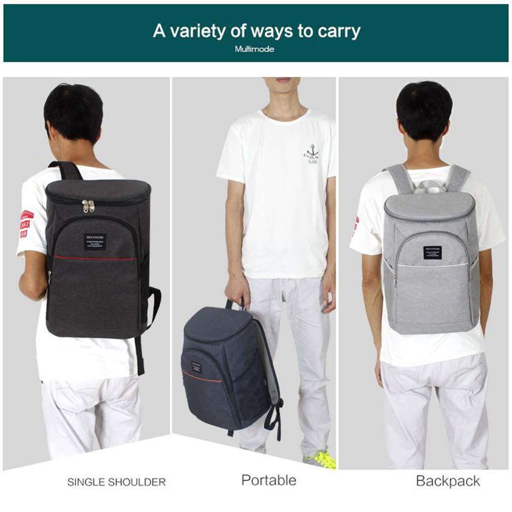 Zaino Termico Porta Pranzo 18L AUXDIQ - Borsa Frigo Isoterma Per Picnic, Campeggio E Spiaggia - Foto 12