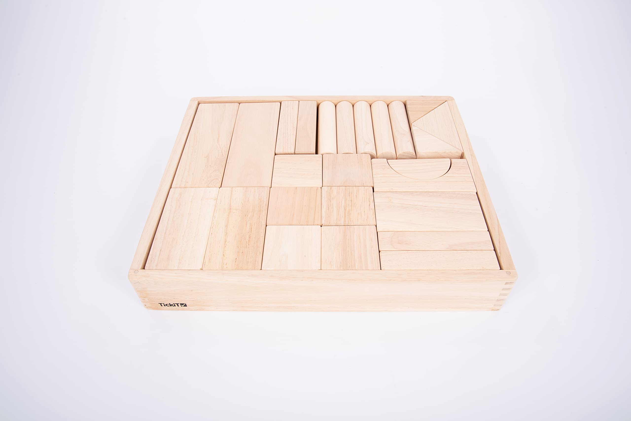 TickiT 73438 Jumbo Wooden Block Set, Holzfarbe
