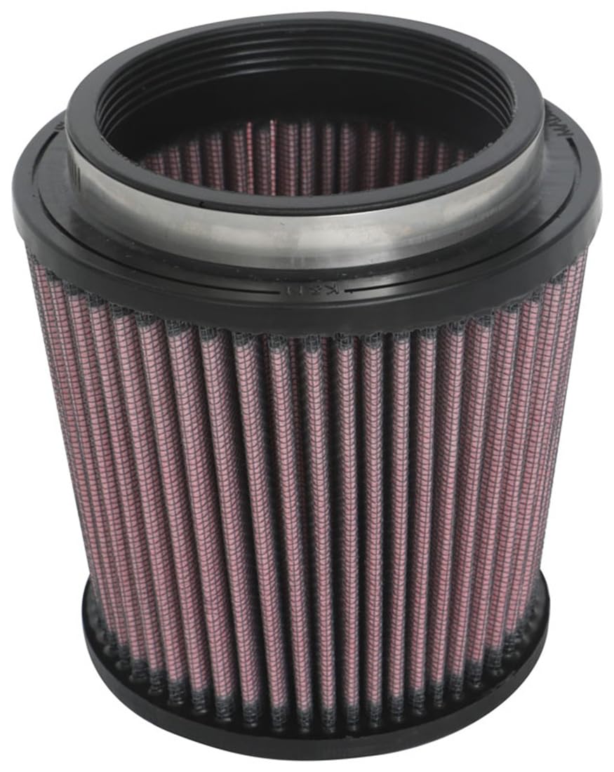 K&N Filtro Aria Universale Conico 102mm flangia, 137mm base, 114mm top, altezza 127mm (RU-3600)