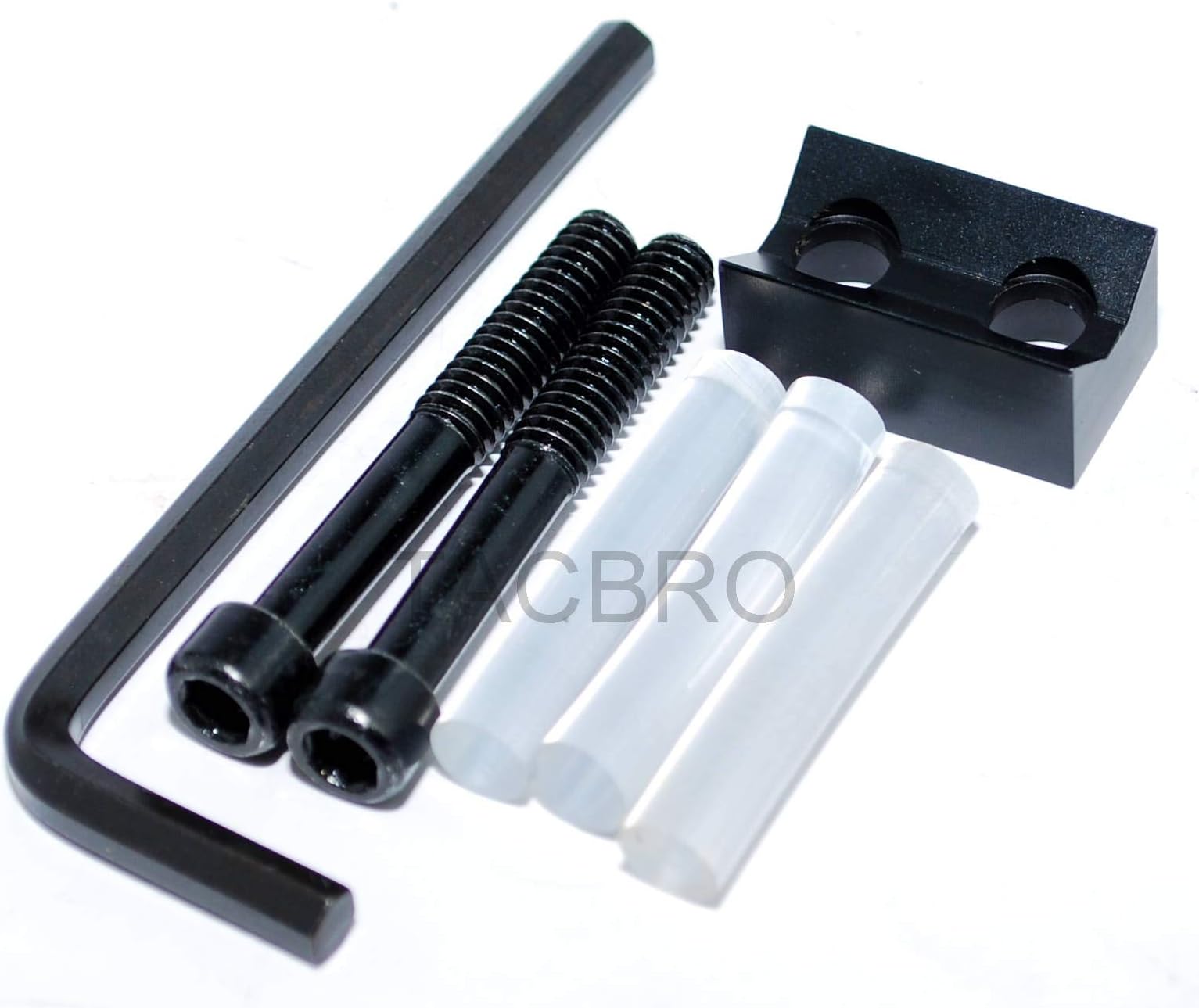 V-Block for Ruger 10/22- Black Plus 3 Clear Buffer