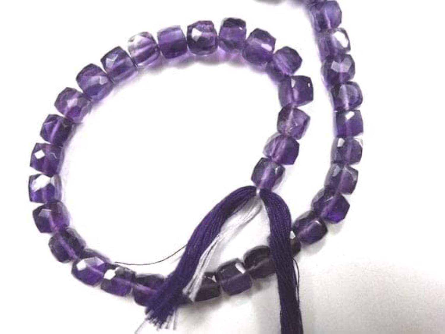 Perles de boîte améthyste facettée pour créer vos bracelets d'été