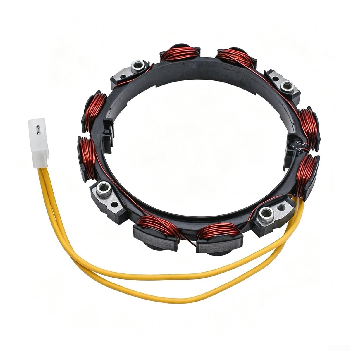 Bobine de stator d'alternateur 592830 avec régulateur pour moteur tondeuse à gazon, générateur, kit de réparation en métal 15 cm