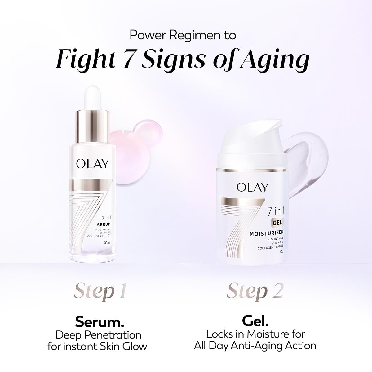 Review Olay 7In1 Ultra-Light Gel Moisturizer | Niacinamide, Vitamin C, Collagen Peptides | Fights 7 Issues For Smooth &Amp; Glowing Skin | Normal To Oily Skin | Dermatologically Tested | Non Comedogenic | 50G 10 Review Olay 7In1 Ultra-Light Gel Moisturizer | Niacinamide, Vitamin C, Collagen Peptides | Fights 7 Issues For Smooth &Amp; Glowing Skin | Normal To Oily Skin | Dermatologically Tested | Non Comedogenic | 50G