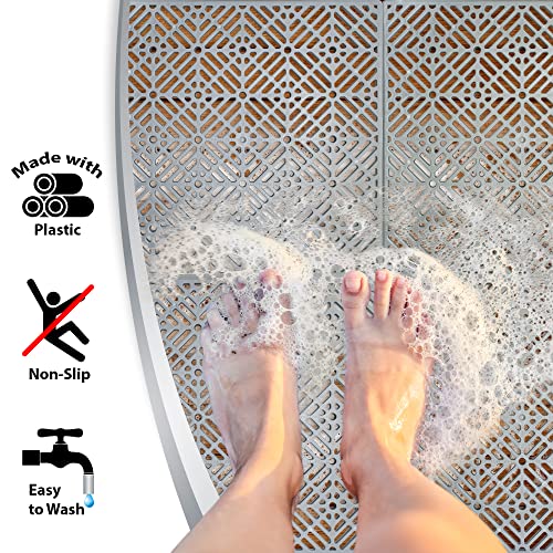 Tuintegels, kunststof, 16 stuks, voor tuin, terras, 30 x 30 cm, afneembare tuintegel voor buiten, voor schuren, zwembaden, terras, 16 stuks - Image 4