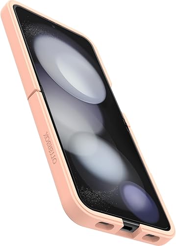 Miniatura 2 de OtterBox Galaxy Z Flip5 Thin Flex Series - Sweet Peach (transparente), ultra delgada, funda rígida con bordes suaves, compatible con 5G y carga