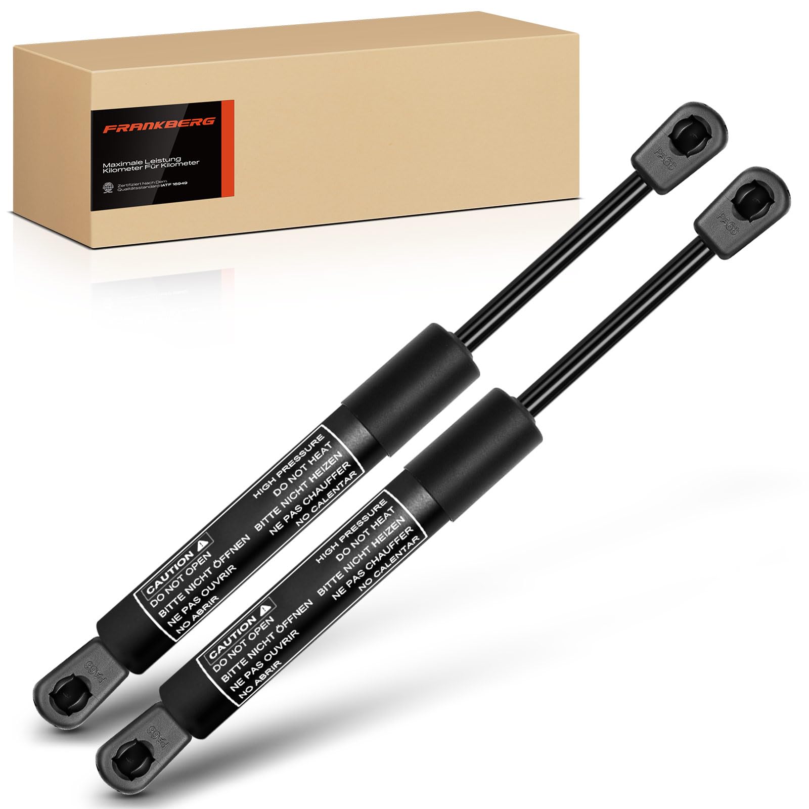 Frankberg 2x Gas Struts Tailgate Compatible with CLK A208 200 230 320 430 55 AMG Convertible 1998-2002 Replace# 2087500336