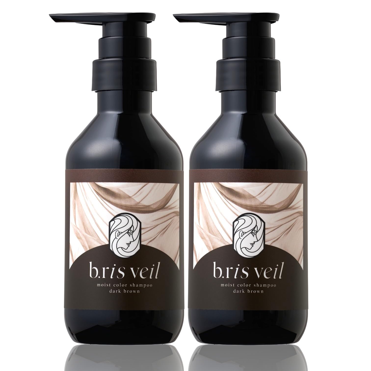 b.ris veil モイストカラーシャンプー ダークブラウン2本セット Amazon | b.ris veil ビーリスベールモイストカラーシャンプー 280ml