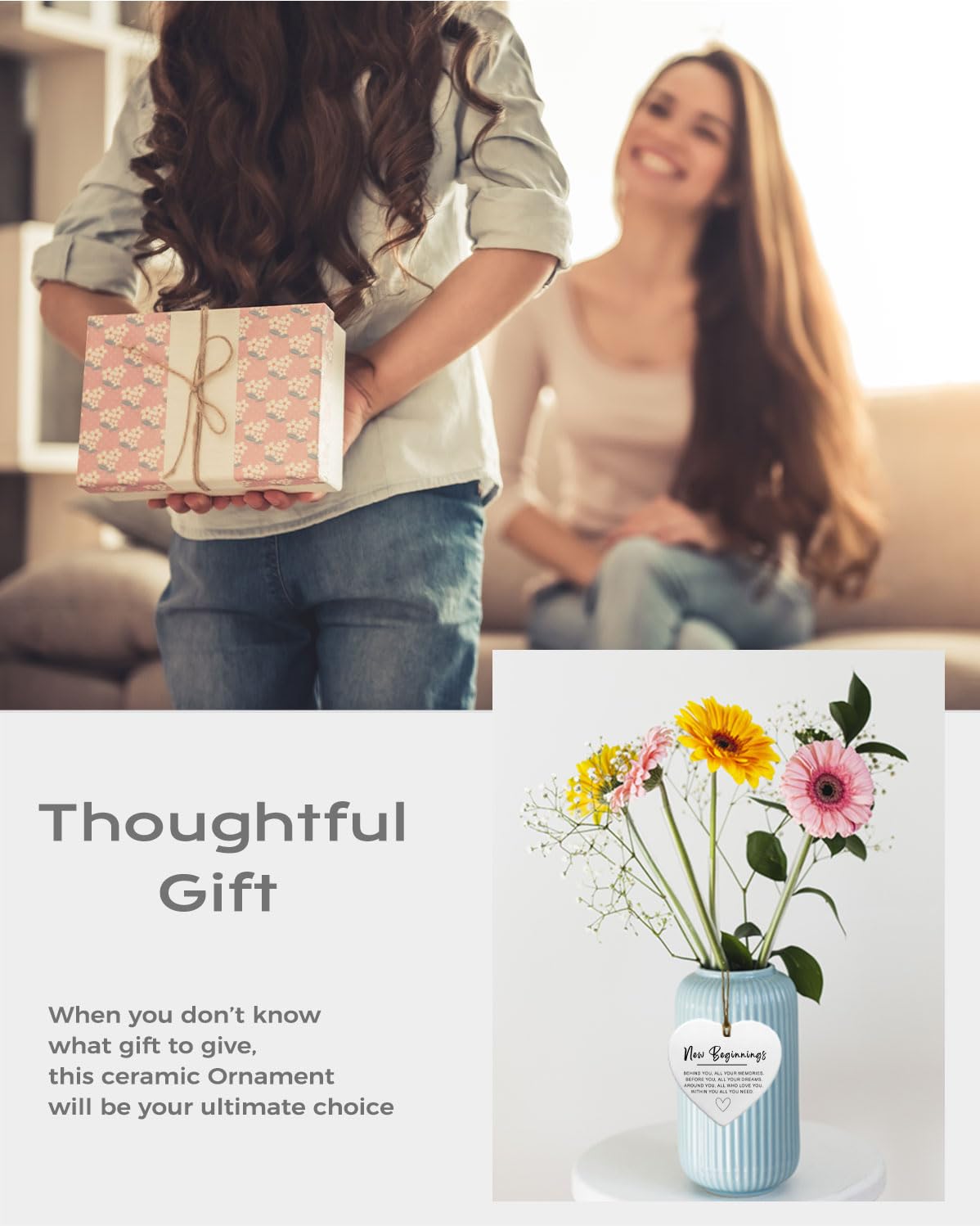 Congratulations Gifts for Women, New Job & New Beginnings Gifts for Friends Moving Away & Coworker Going Away & Boss Job Promotion, Leaving & Divorce & Goodbye Ideas for Men