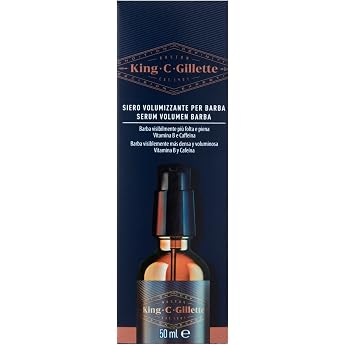 King C. Gillette Beard Serum Volume Beard Care for Men with Vitamin B