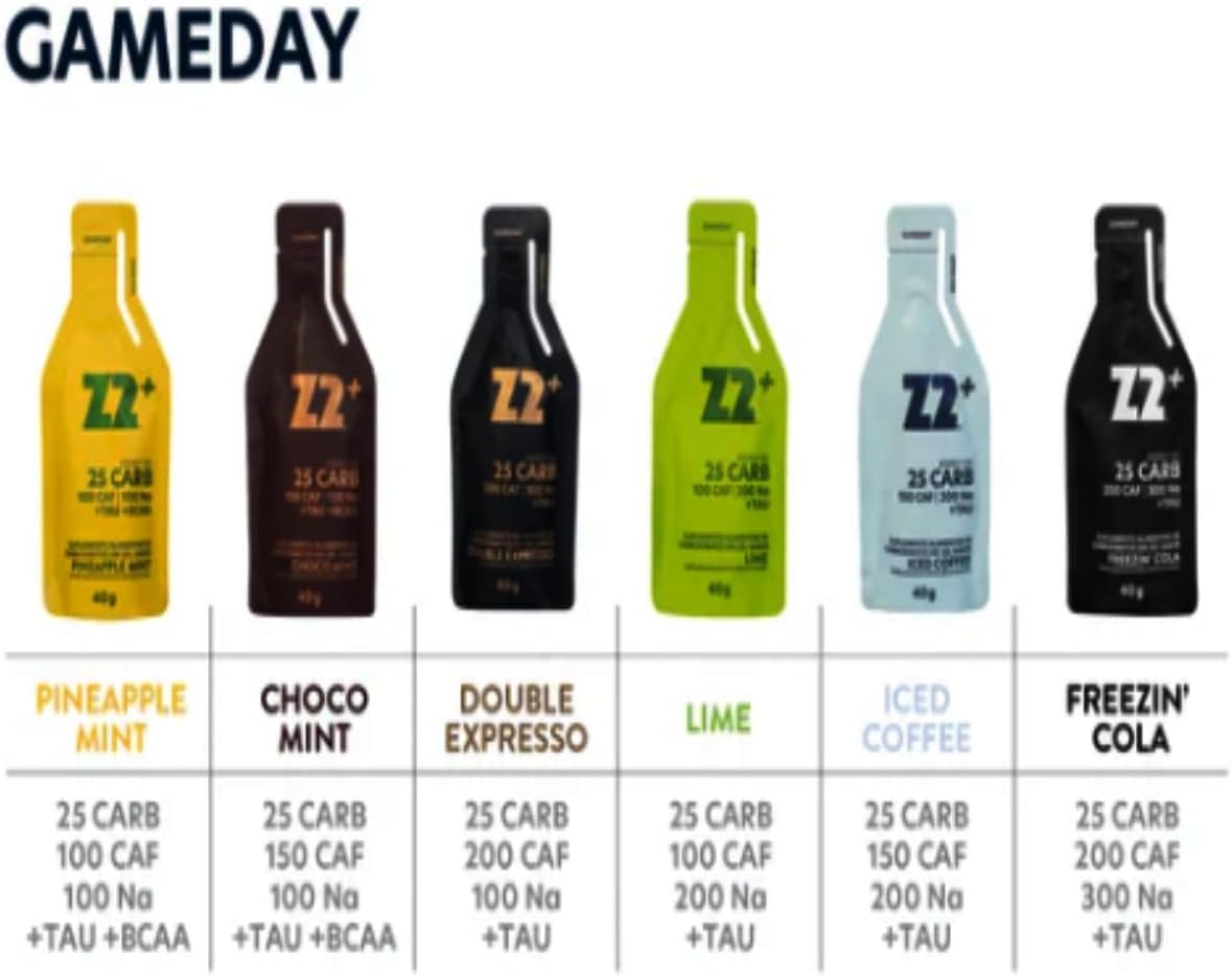 Energy Gel Z2 Sabor Double Expresso 10 Sachês 40g - Linha Gameday