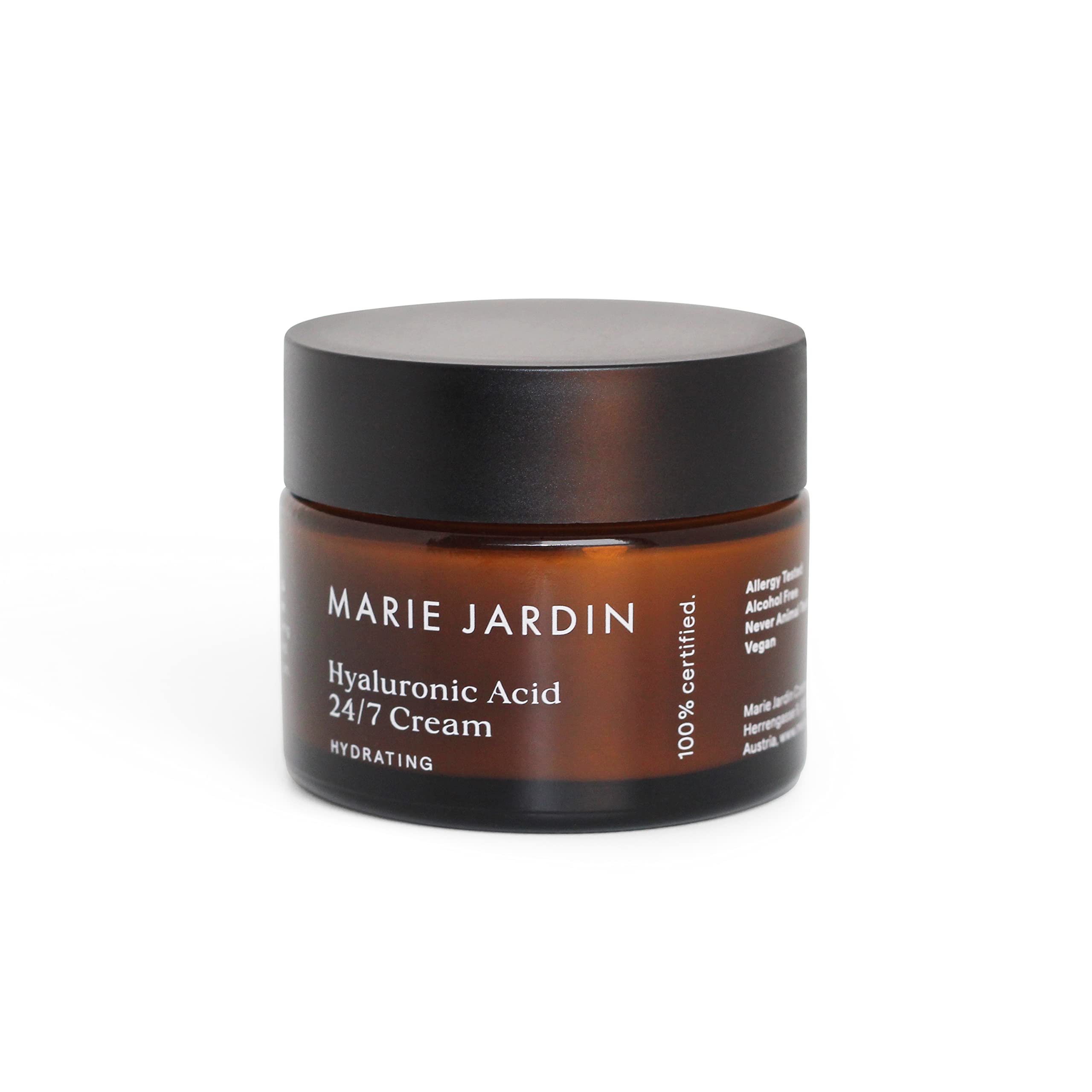 MARIE JARDIN – krem hialuronowy 50 ml, krem nawilżający z aloesem i pigwą, krem na dzień i na noc, naturalny kosmetyk do twarzy, szyi, dekoltu, oczu – przeciwzmarszczkowy, dla kobiet i mężczyzn (2)
