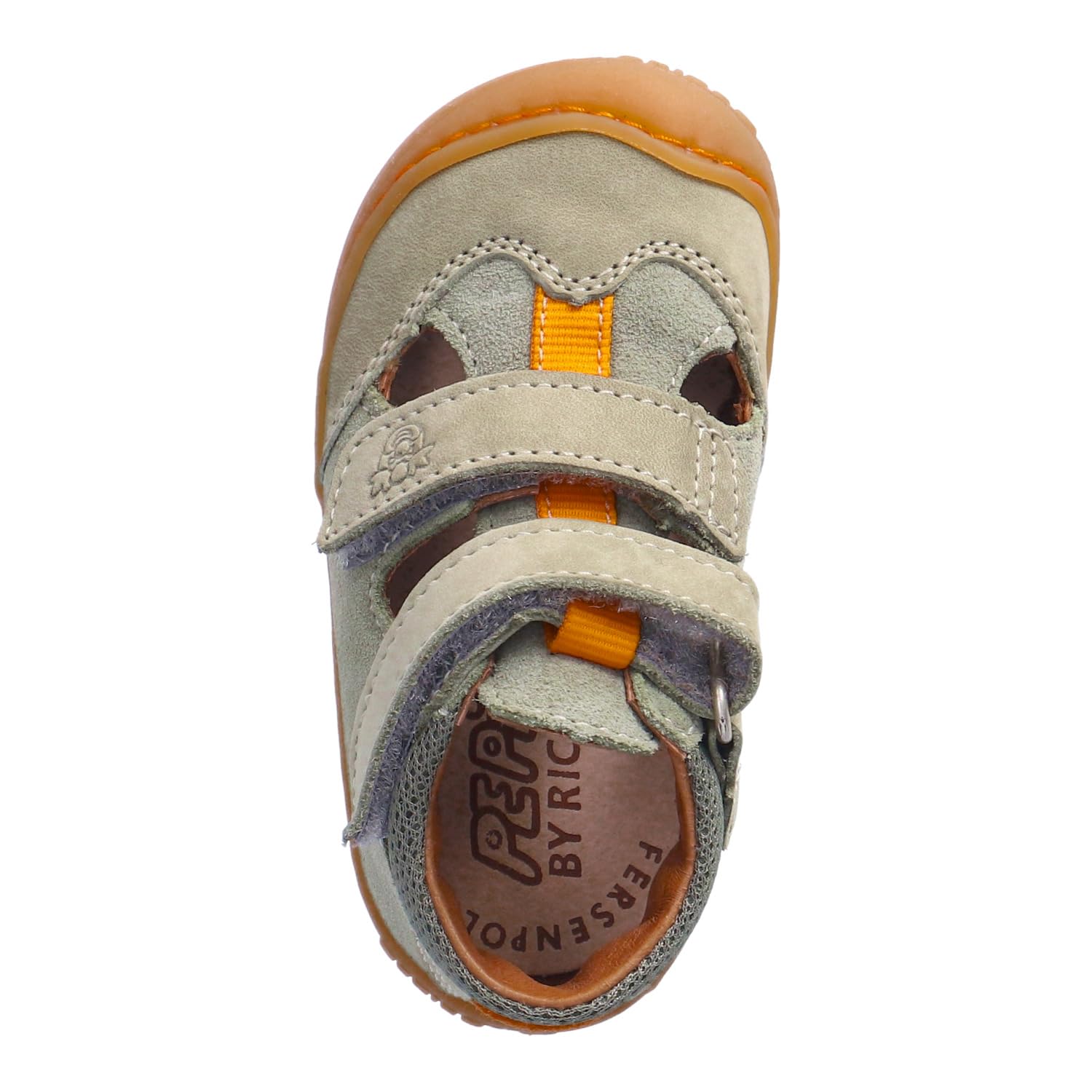 RICOSTA Mädchen und Jungen Kletthalbschuhe EBI, Kinder Lauflernschuhe, Weite: WEIT, lose Einlage