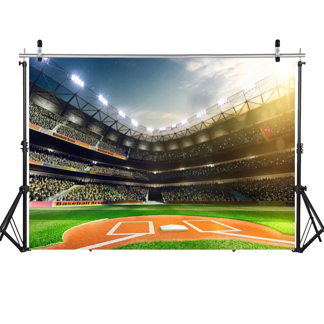 WOLADA Baseball Backdrop Baseball Themed Birthday Party Photography Backdrop Baseball Photo Backdrop Baseball Backdrops for Photoshoot Baseball Parent Child Activity Photography Backdrop 7x5FT FW25