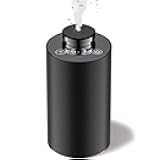 Diffuserlove Waterless Essential Oil Diffusers Car Aromatherapy Diffuser Rechargeable Travel Cordless Air Diffuser for Home Room Office Portable Scent Machine Metel Black