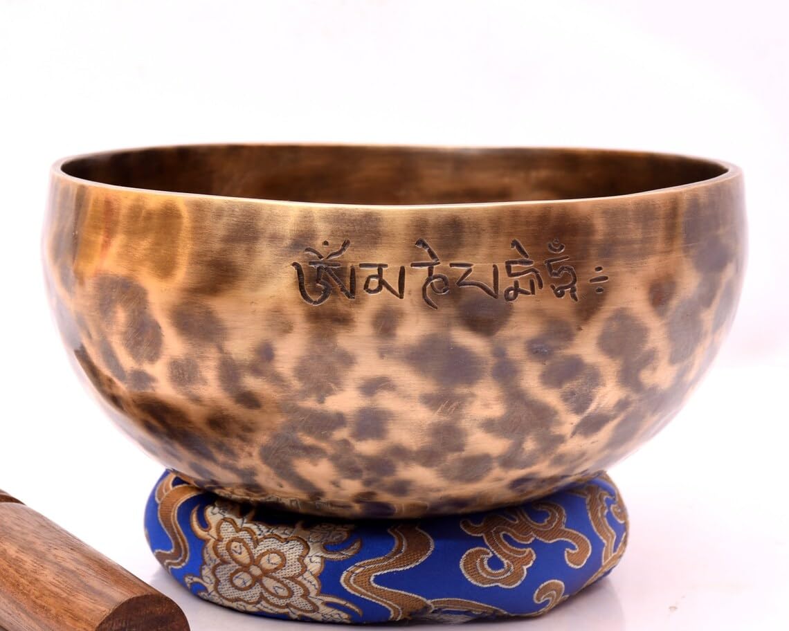 Campana tibetana da 15,2 cm, nota fa, luna piena, campana tibetana per la guarigione dei chakra, campana tibetana per la luna piena, realizzata a mano, regalo consapevole