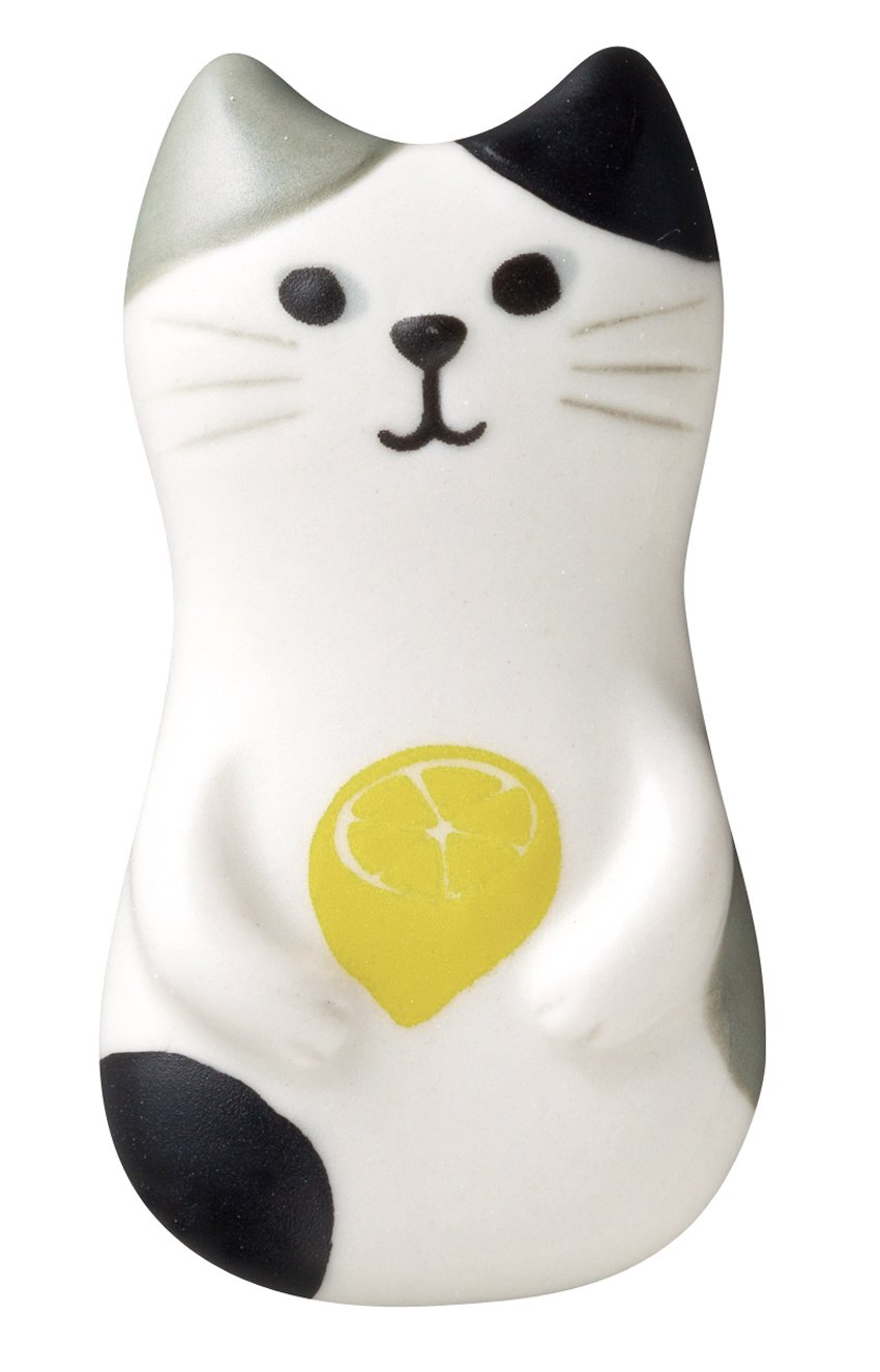 猫 箸置き Amazon｜Happy cat day ねこの実 箸置き れもん ZHD-87744｜箸置き