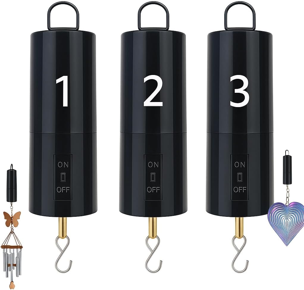 Wind Spinner Motor Hanging Display Motor Battery Operated 24 RPM Rotating Motor Multi-Purposes for Wind Spinner Mobile Yard Decor Hanging Ornament (3)