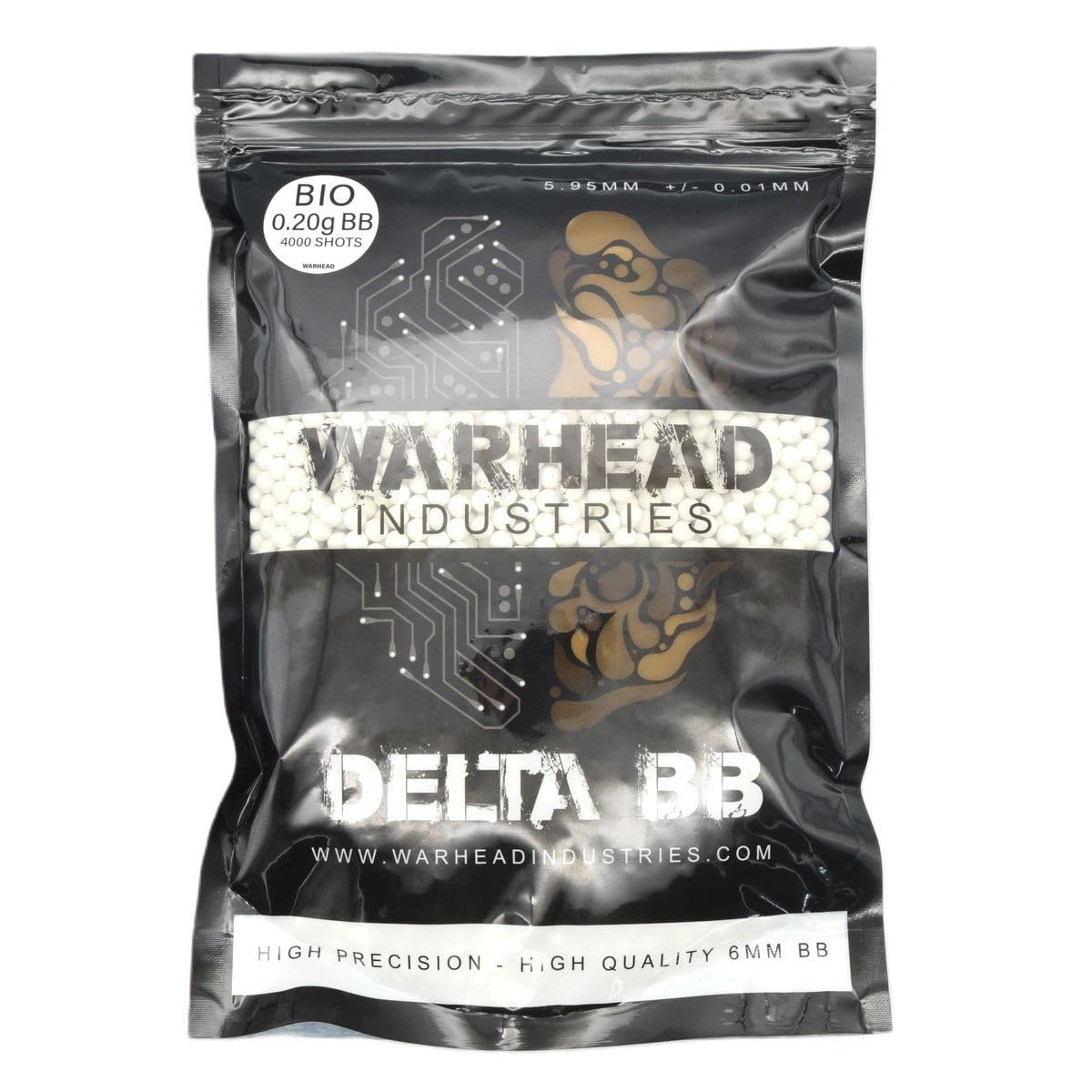 Amazon.co.jp: Warhead バイオ BB弾 0.2g 4000発 天然由来成分PLA配合