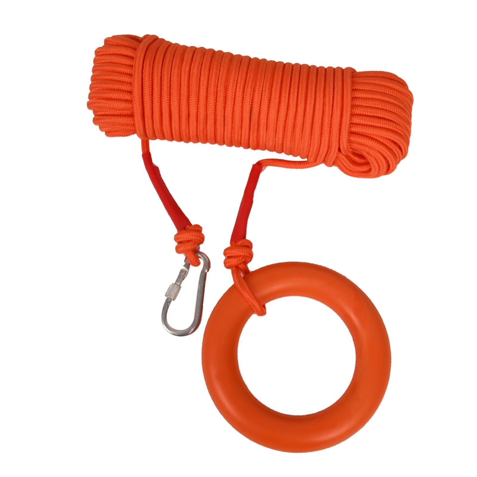 RajoNN Lebensrettendes Seil, reflektierende Wurfseilausrüstung, Outdoor-Wurf-Schwimmseil, schwimmende Wurfleine für Wassersport, Kanufahren, Tauchen
