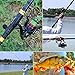Sougayilang Fishing Rod Combos with Telescopic Fishing Pole Spinning Reels Fishing Carrier Bag for Travel Saltwater Freshwater Fishing(2.1M/6.89FT)