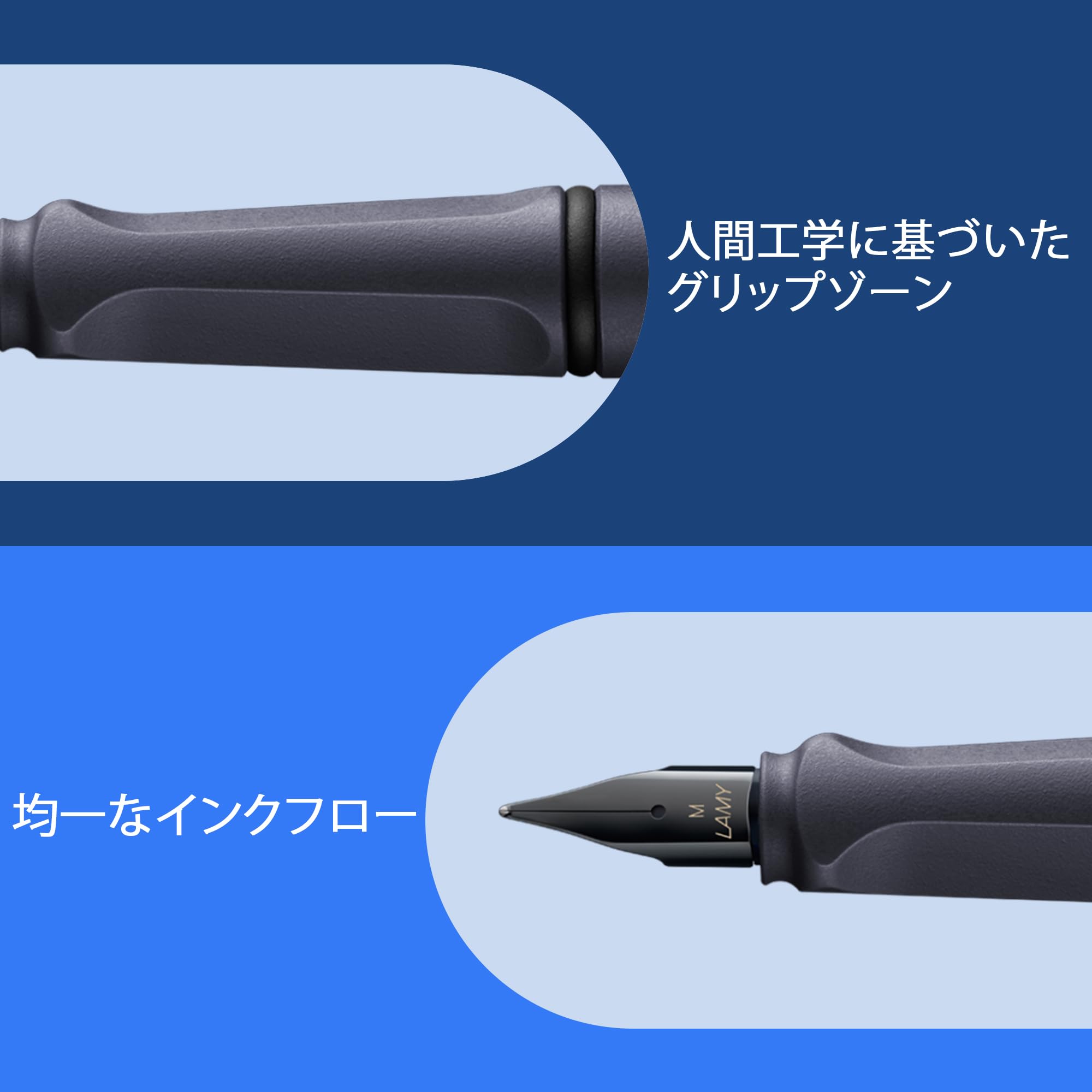 Amazon.co.jp: LAMY（ラミー）safari 鋼鉄黒（steel black） 万年筆
