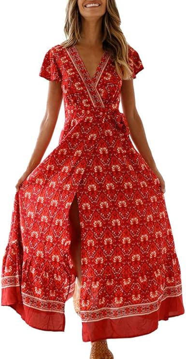 amazon boho maxi dress