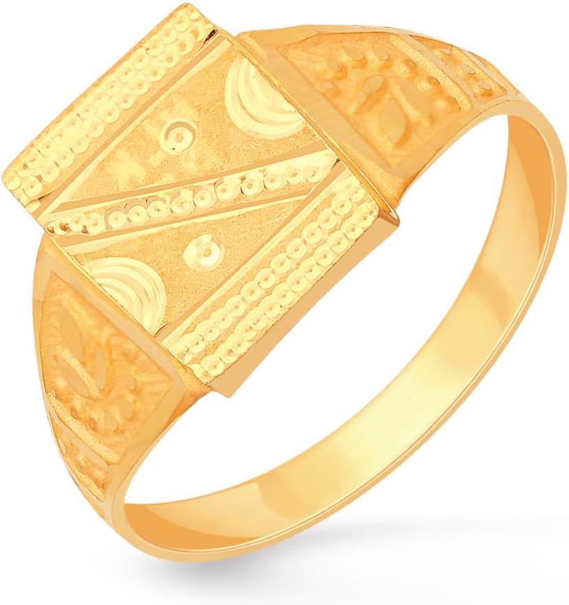 22k (916) BIS hallmark Yellow Gold Ring for Men, Cocktail Ring FRNOB17380