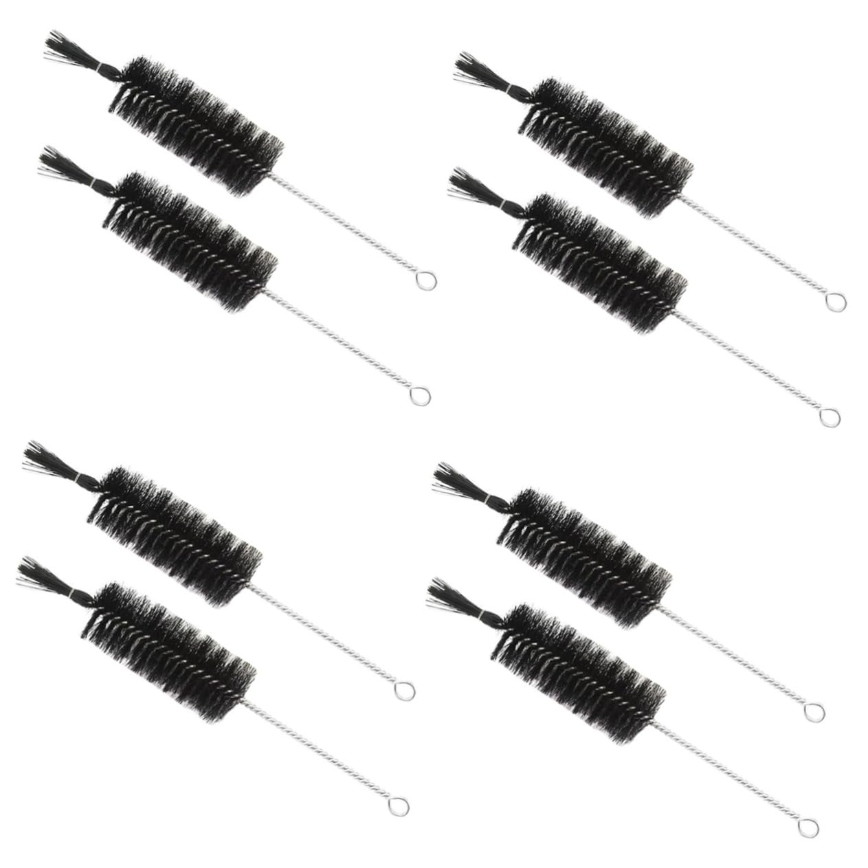 ULTECHNOVO 4 Set Di Strumenti Per La Pulizia Spazzole in Nylon Per Bottiglie Pulisci Provette Spazzola Multiuso Per Biberon Teiere Giocattoli 2 Pezzi*4