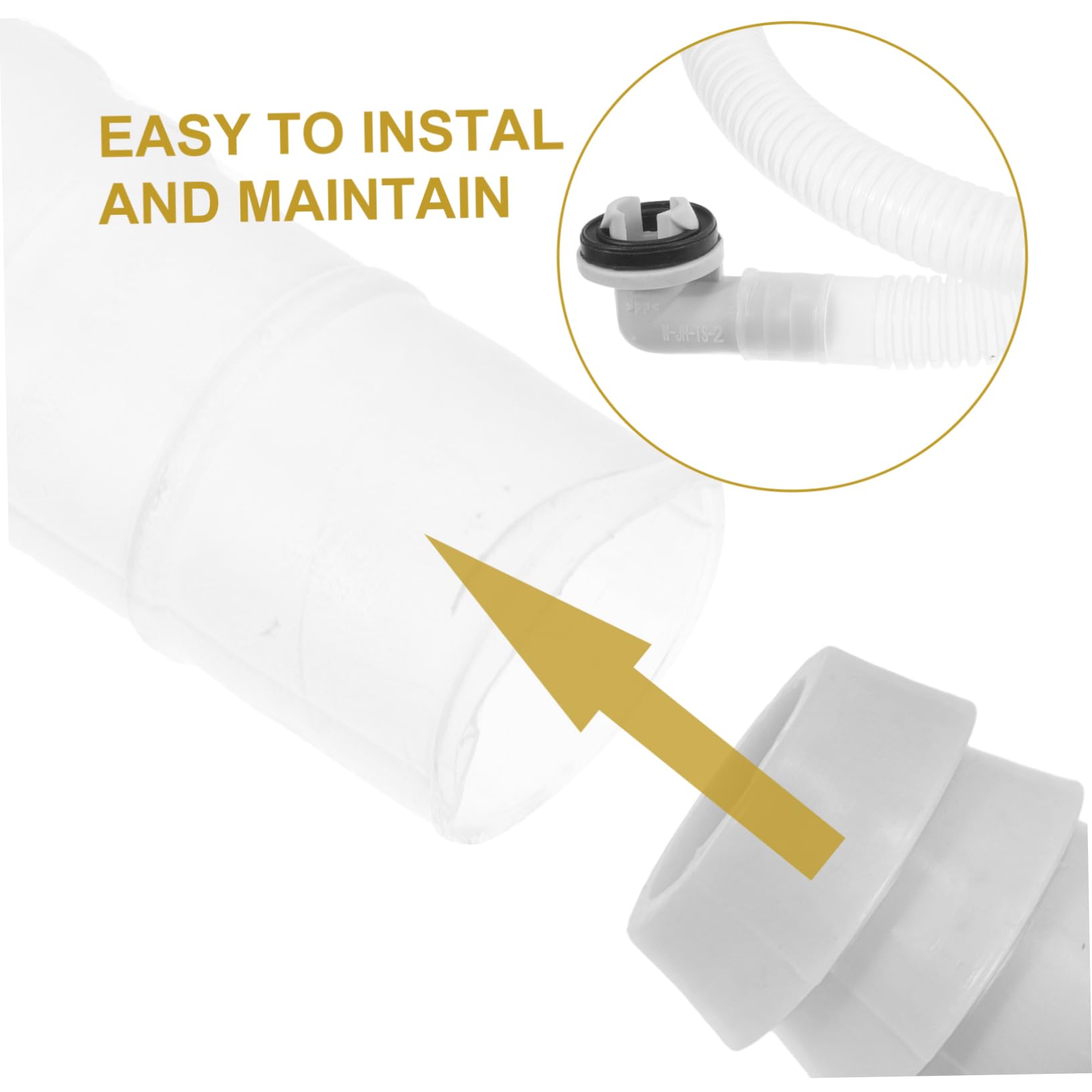 Adattatore E Tubo Di Scarico Per Condizionatore - Connettore Plastica Per Finestra - Foto 11